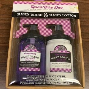 lavender hand wash and lotion duo-new in box
